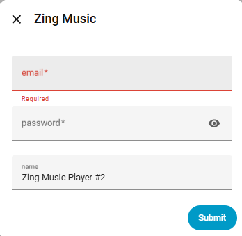 Zing login step 2