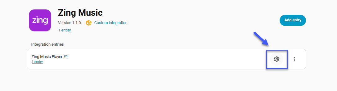 Configuration step 1